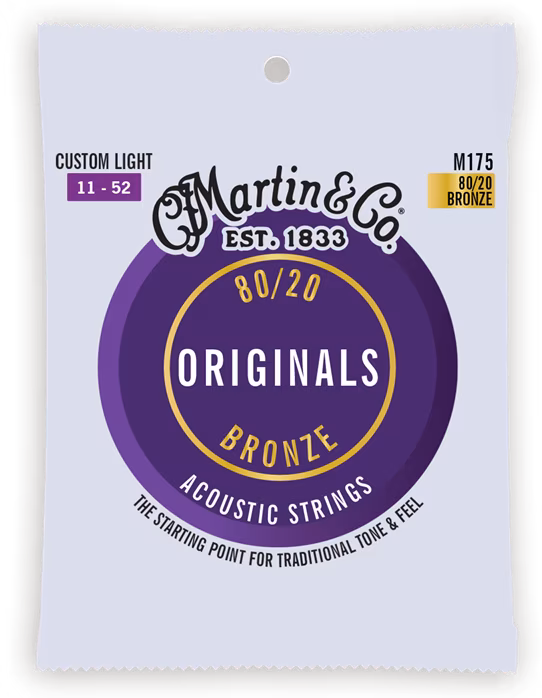 Martin Originals Custom Light - Kovové struny pro akustickou kytaru