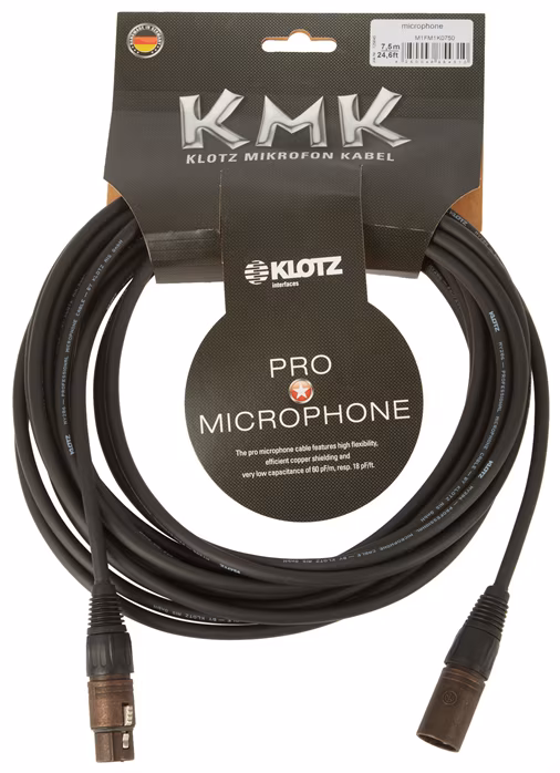 Klotz M1FM1K0750 - Mikrofonní kabel