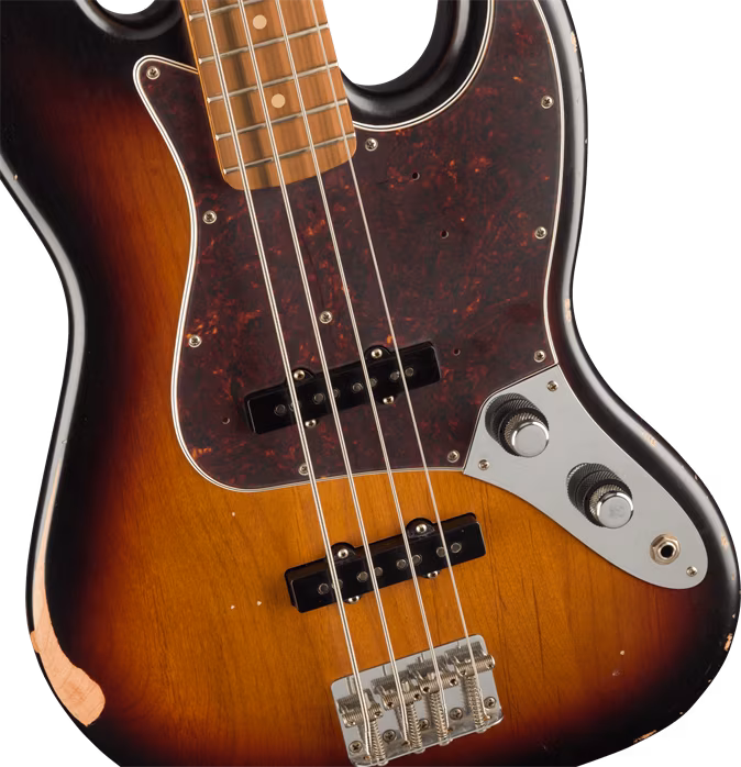 Fender 60 Anniversary Road Worn Jazz Bass PF 3TS - Elektrická baskytara