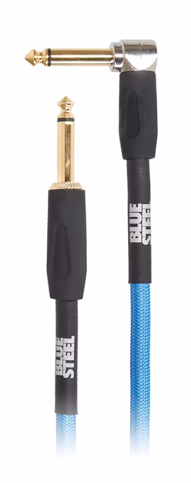 Dean Markley BSPA6R - Set of 3 Blue Steel Patch Cable, 6''/0,15m - Propojovací kabel