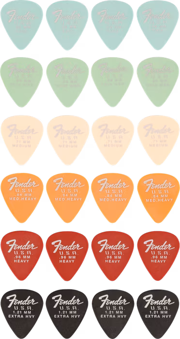Fender 351 Dura-Tone Picks Mix Pack - Trsátka