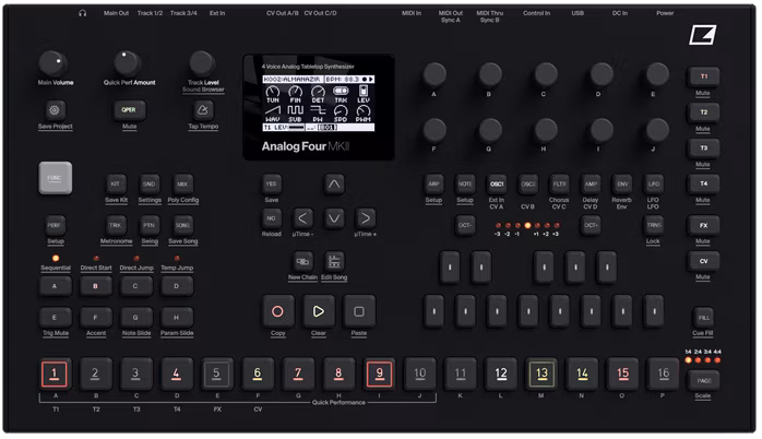 Elektron Analog Four MKII - Syntezátor