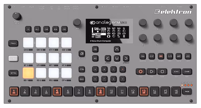 Elektron Analog Rytm MK2 - Grey - Groovebox