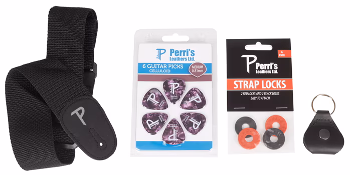 Perri's Leathers Bass Guitar Accessories Pack - Sada příslušenství