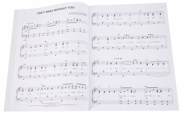 MS Pop Standards For Accordion: Arrangements Of 20 Classic Songs - Škola hry na akordeon