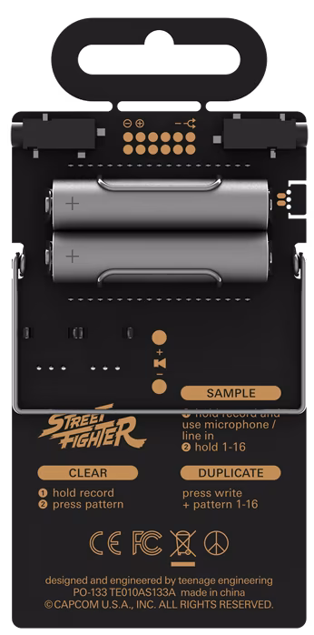 Teenage Engineering PO-133 Street Fighter (rozbalené) - Syntezátor