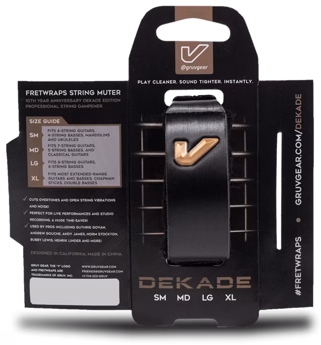 Gruvgear FretWraps DEKADE Edition Small - Tlumítko strun