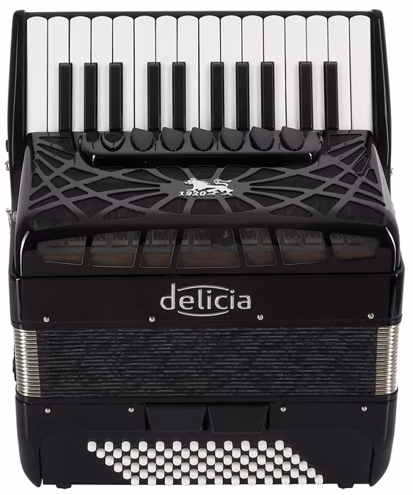 Delicia Junior 72, Black (použité) - Klávesový akordeon