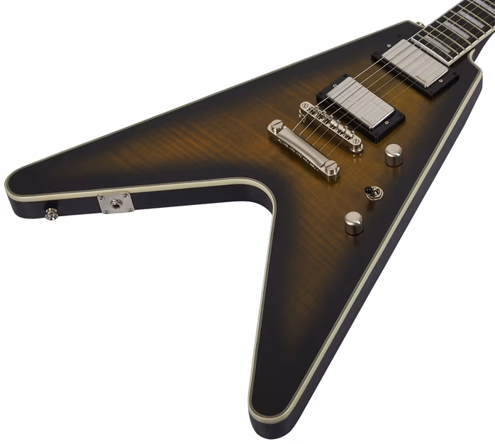 Epiphone Flying V Prophecy Yellow Tiger Aged Gloss - Elektrická kytara