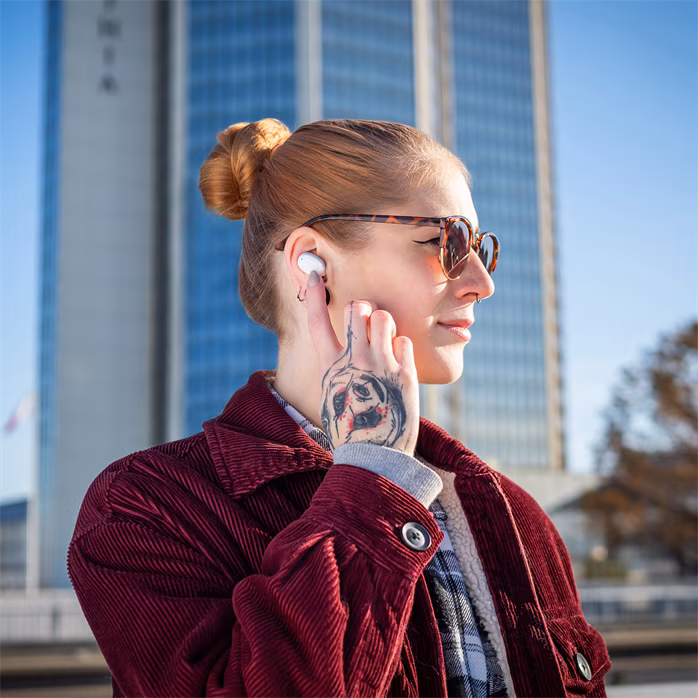 Niceboy HIVE Podsie 2021 White - Bezdrátová sluchátka