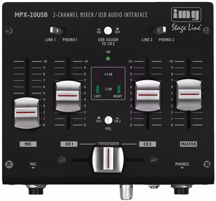 IMG Stageline MPX-20USB - DJ mixpult