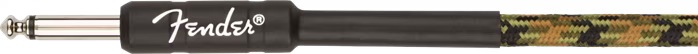 Fender Professional Series 10' Instrument Cable Woodland Camo - Nástrojový kabel