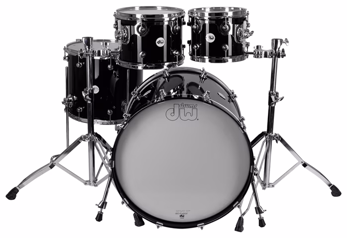 DW Design Series Piano Black - Bicí souprava