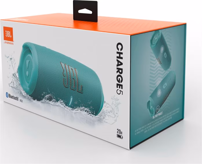 JBL Charge 5 Teal - Bezdrátový přenosný reproduktor