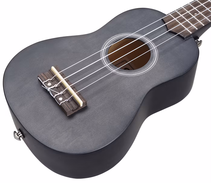 Cascha HH 3960 Soprano Ukulele Black Set (použité) - Akustické ukulele