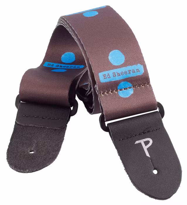 Perri's Leathers Ed Sheeran Divide Black - Kytarový popruh