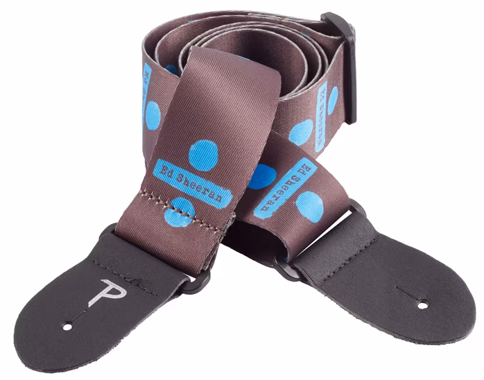 Perri's Leathers Ed Sheeran Divide Black - Kytarový popruh