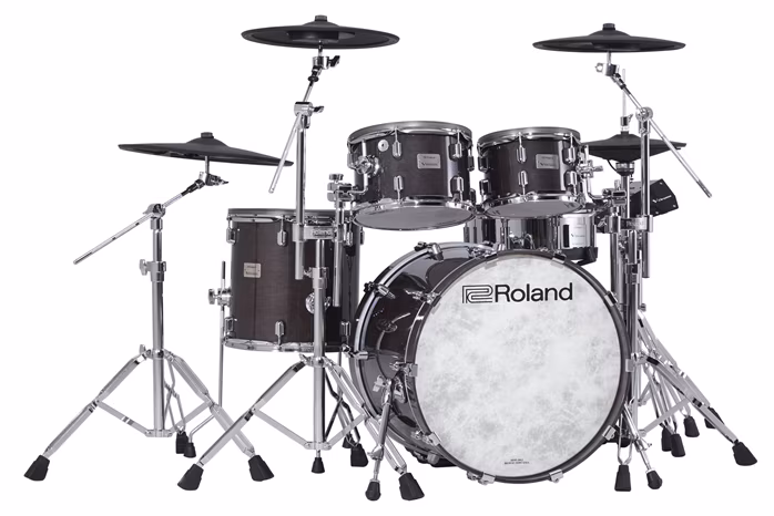 Roland VAD706 Gloss Ebony V-Drums - Elektronická bicí souprava