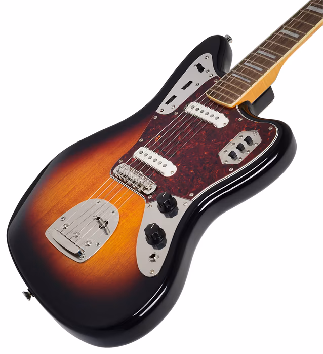 Fender Squier Classic Vibe 70s Jaguar LRL 3CS (poškozené) - Elektrická kytara