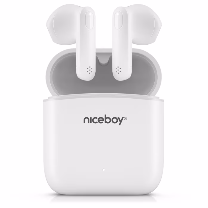 Niceboy HIVE Beans White - Bezdrátová sluchátka