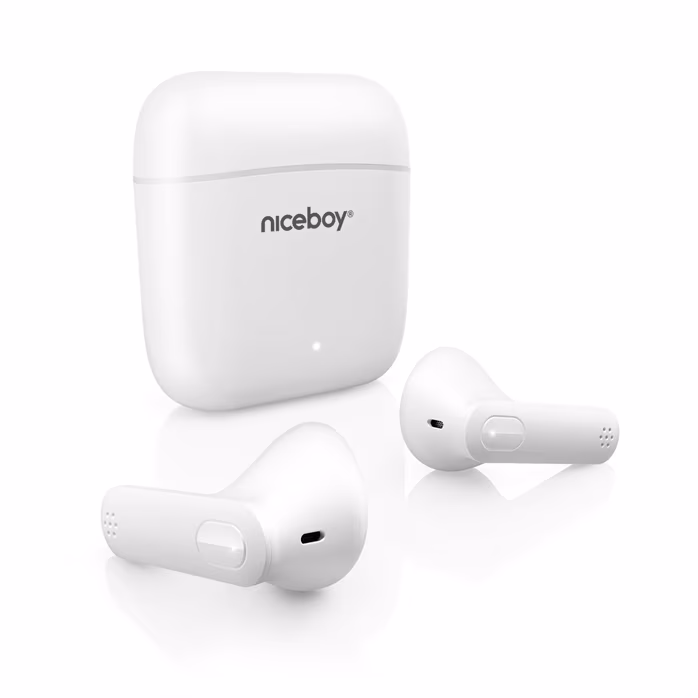 Niceboy HIVE Beans White - Bezdrátová sluchátka