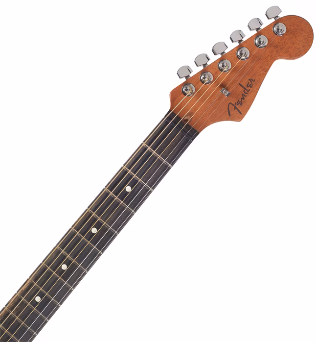 Fender Acoustasonic Stratocaster Dakota Red - Elektroakustická hybridní kytara