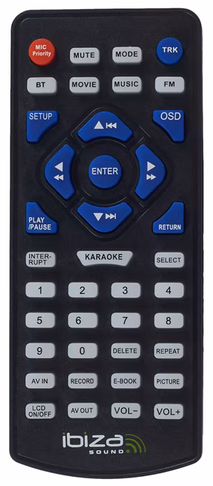 Ibiza sound KARAVISION - Bezdrátový přenosný reproduktor