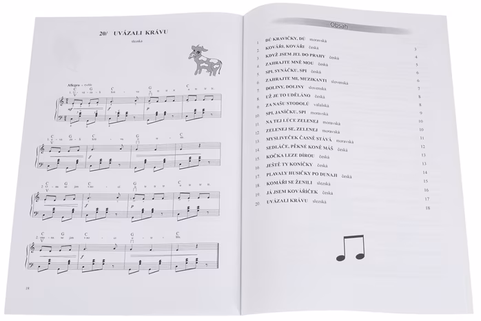 KN Lidové písně 1 - Škola hry na akordeon