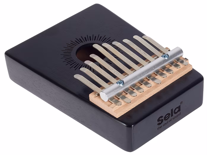 Sela Kalimba Mahogany 10 Black - Kalimba
