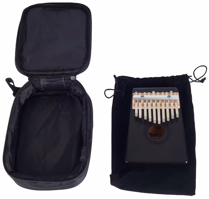 Sela Kalimba Mahogany 10 Black - Kalimba