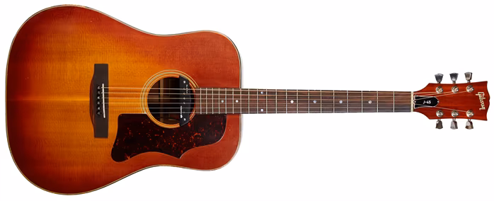 Gibson 1973 J45 Deluxe - Elektroakustická kytara
