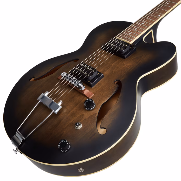 Ibanez AF55 Transparent Black - Semiakustická kytara