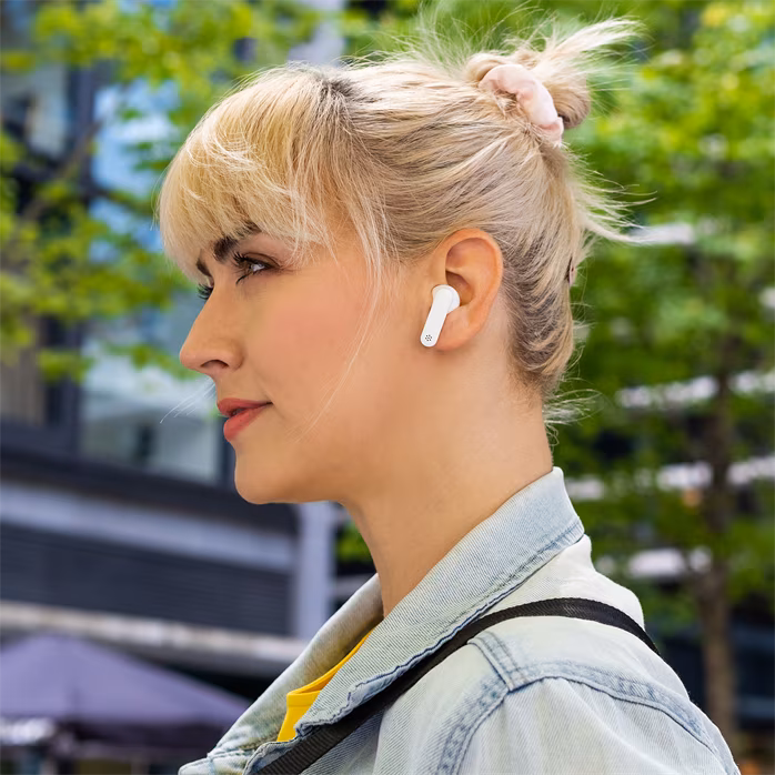 Niceboy HIVE Beans White - Bezdrátová sluchátka