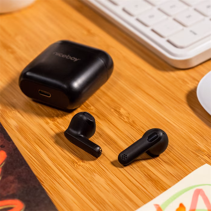 Niceboy HIVE Beans Black - Bezdrátová sluchátka