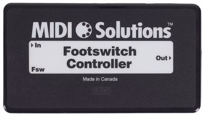 Midi Solutions Footswitch Controller - MIDI převodník