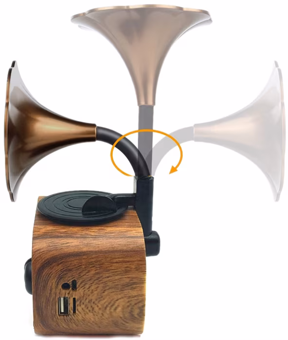 Mozos MINI-B5-RETRO - Bezdrátový přenosný reproduktor