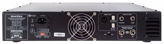 Hartke HA2500 (rozbalené) - Baskytarový tranzistorový zesilovač