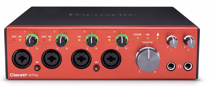 Focusrite Clarett+ 4Pre - USB zvuková karta