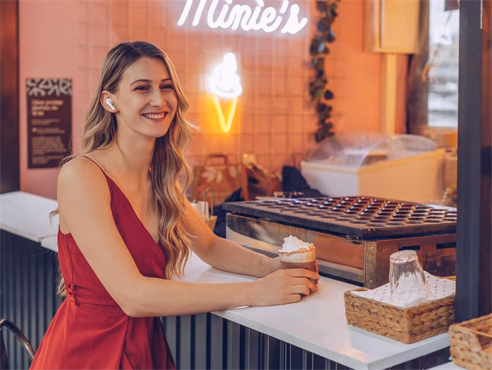 LAMAX Trims1 White - Bezdrátová sluchátka