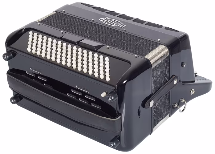 Delicia Sonorex 96 B, Black - Chromatický akordeon