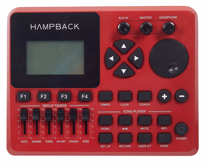 Hampback MK-5S (rozbalené) - Elektronická bicí souprava