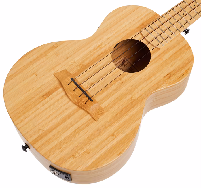 Cascha Tenor Ukulele Bamboo Natural EQ - Elektroakustické ukulele