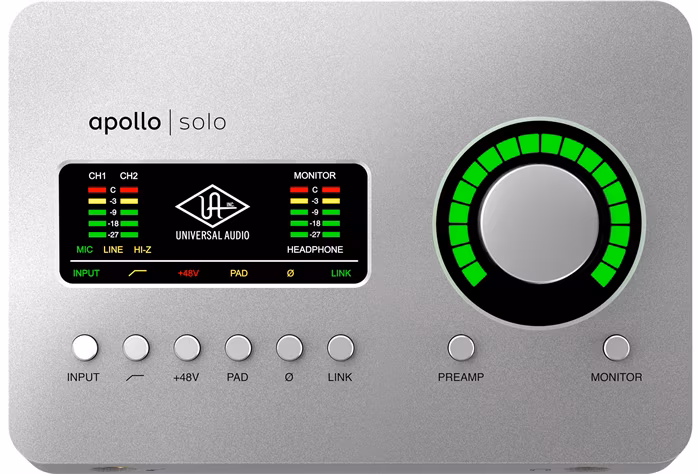 Universal Audio Apollo Solo TB3 Heritage Edition (rozbalené) - Thunderbolt zvuková karta