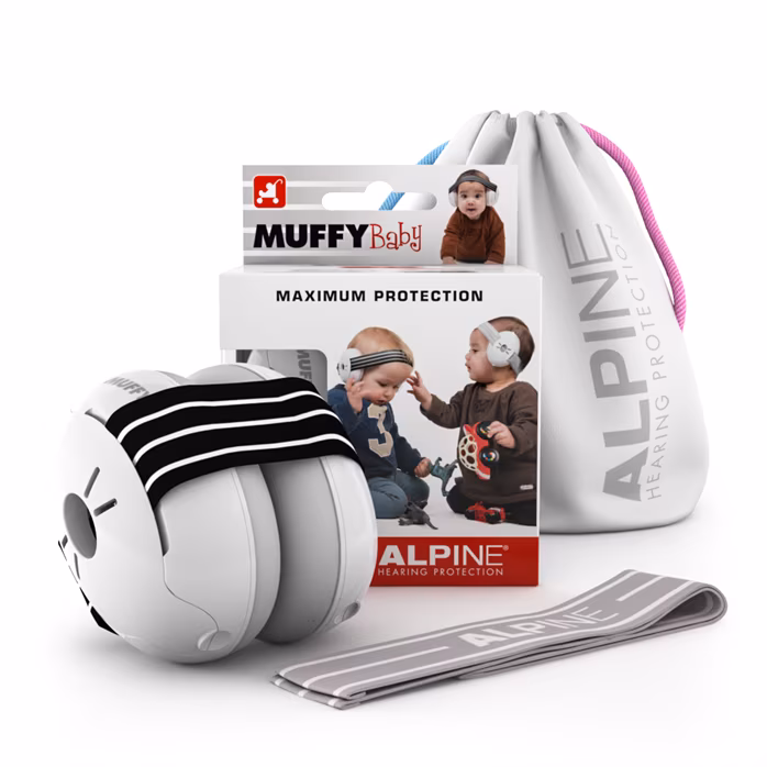 Alpine Muffy Baby Black - Dětská izolační sluchátka