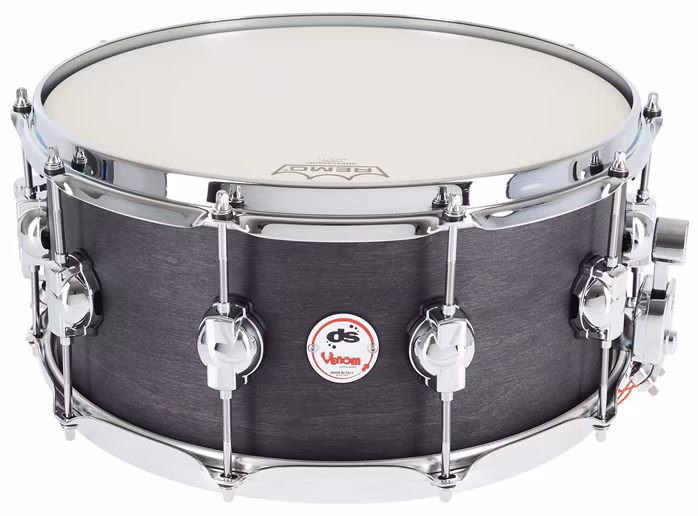 Ds Drum 14" x 6,5" Venom Charcoal Snare Drum - Snare bubínek
