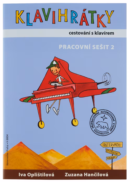 KN Klavihrátky - cestování s klavírem - pracovní sešit 2 - Škola hry na klavír