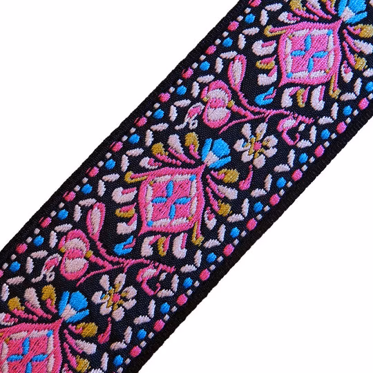 Richter Retro Pink - Kytarový popruh