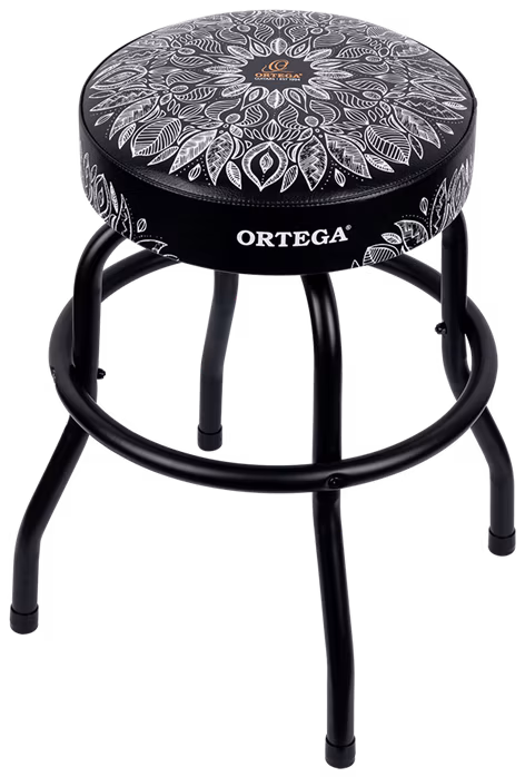 Ortega Bar Stool 24" White Kaleidoscope - Barová stolička