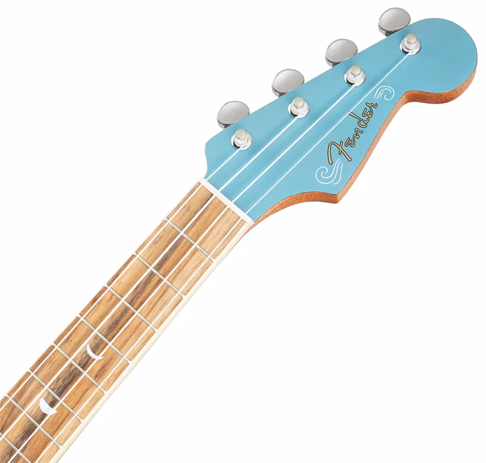 Fender Dhani Harrison Uke WN TQ - Elektroakustické ukulele