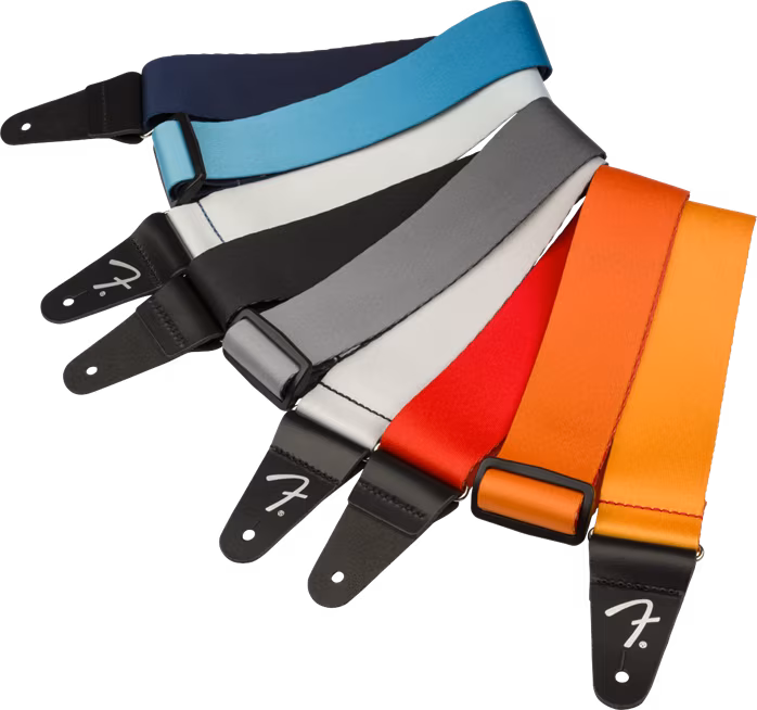 Fender Ombré Strap Silver Smoke - Kytarový popruh